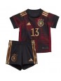 Billige Tyskland Thomas Muller #13 Bortedraktsett Barn VM 2022 Kortermet (+ Korte bukser)